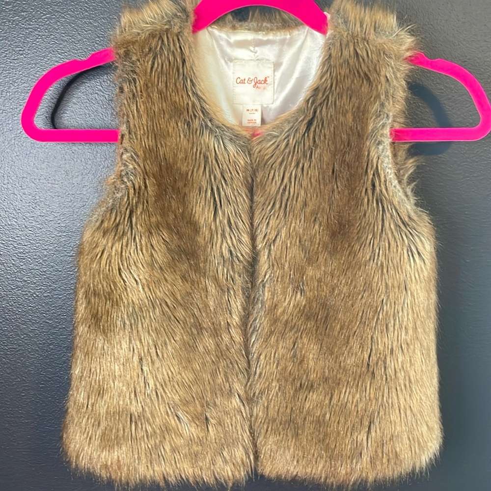 Cat & Jack Faux Fur Vest